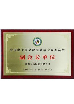 中国电子商会数字展示专业委员会副会长单位